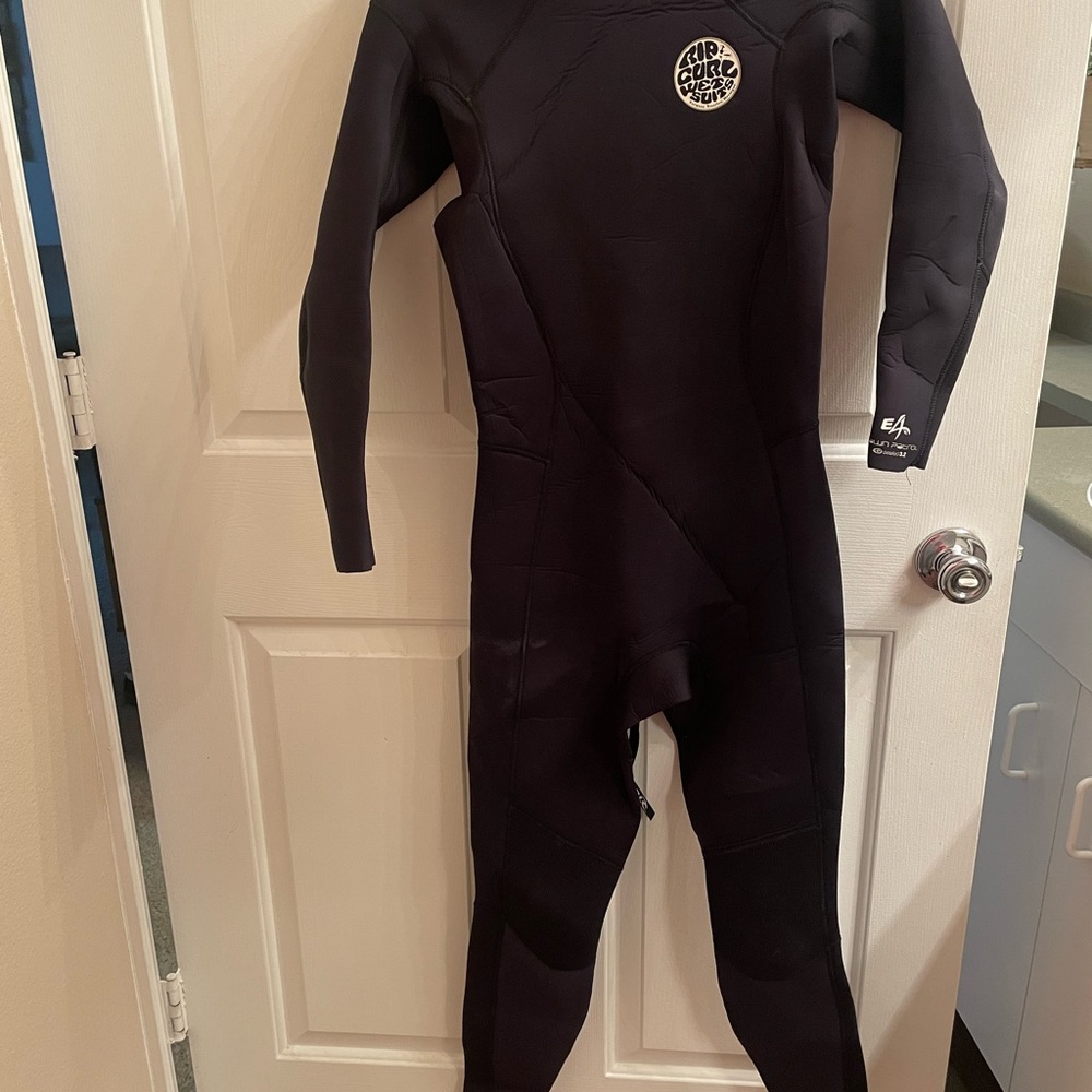 Rip Curl Black One Piece Wetsuit Seamless Neoprene Design